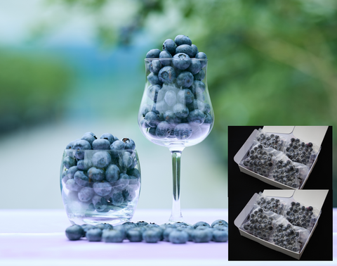 速鮮瞬間冷凍1Kg(125g × 8パック) <極上 PREMIUM ブルーベリー>
